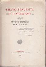 Silvio Spaventa e l'Abruzzo Discorso di Antonio Salandra ed altri scritti