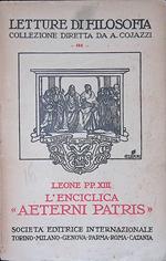 L' enciclica Aeterni Patris