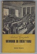 Memorie Di Trent'anni 1890-1920