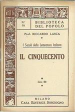 I Secoli della letteratura italiana. Il Cinquecento