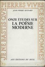 Onze Études Su La Poésie Moderne