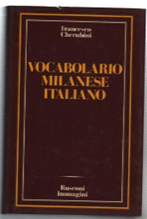 Vocabolario milanese-italiano