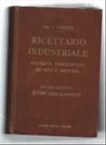 Ricettario Industriale. Moderna Enciclopedia Di Arti E Mestieri