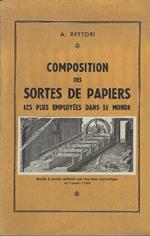 Composition Des Sortes De Papiers