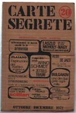 Carte Segrete. Anno Vi - Ottobre-Dicembre 1972 - N.20