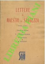 Lettere di Maestri di saggezza 1881-1888. Prima Serie