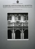 Quaderno dell'Istituto di Storia dell'Architetturra. Nuova serie vol. 52