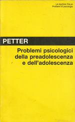 Problemi Psicologici Adolescenza