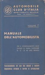Manuale Dell'automobilista Vol.1