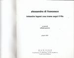 Catalogo Alessandra Di Francesco Imbastire Legami