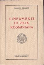 Lineamenti Di Pieta' Rosminiana