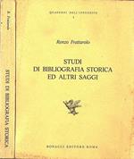 Studi di Bibliografia Storica ed altri saggi