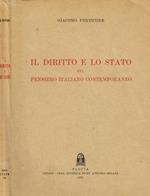 Il diritto e lo stato nel pensiero italiano contemporaneo