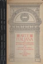 Arte italiana dal periodo paleocristiano alla fine dell'ottocento Vol. II, III
