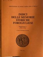 Indici delle memorie storiche forogiuliesi