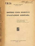 Enfiteusi-censi-rendite e svalutazione monetaria