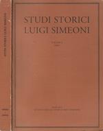 Studi storici Luigi Simeoni Vol. L
