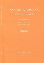 Analecta romana instituti danici XXXII