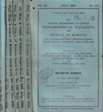 The  London, Edinburgh, and Dublin Philosophical Magazine and Journal of Science n. 131-132-133-134-135-136 Anno 1935