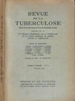 Revue de la Tuberculose N. 10 Anno 1936