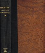 Archives d'anatomie microscopique tome XVI, 1914-1915