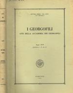 I  georgofili atti della accademia dei georgofili anno 1979 dispensa I-II-III-IV, serie VII, vol.XXVI