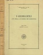 I  georgofili. Atti della accademia dei georgofili anno 1974 dispensa I-II-III-IV