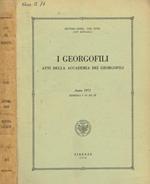 I  georgofili atti della accademia dei georgofili anno 1971 dispensa I-II-III-IV, vol.XVIII