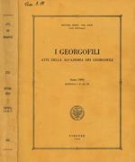 I  georgofili atti della accademia dei georgofili anno 1984 dispensa I-II-III-IV