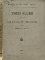 Circoscrizioni ecclesiastiche in relazione colle circoscrizioni amministrative secondo il censimento del 31 dicembre 1881