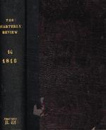 The  quarterly review. October 1815, January 1816, vol.XIV