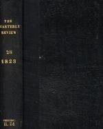 The  quarterly review. October 1822 e January 1823, vol XXVIII