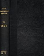 The  quarterly review. June e October 1825, vol XXXII