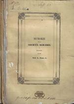 Memorie della Società Agraria di Bologna Vol. 2 fasc. 1-2-3-6