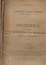 Statistica del commercio speciale di importazione e di esportazione Anno 1887 (incompleta)