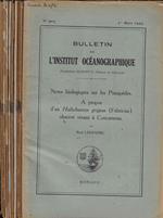 Bulletin de L'Institut Océanographique Anno 1947 dal n. 907 al n. 921