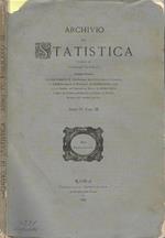 Archivio di Statistica anno IV Fasc. III
