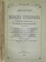 Archivio di Medicina Veterinaria anno 1878