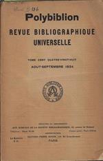 Polybiblion revue bibliographique universelle tome 188 aout septembre 1934
