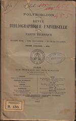 Polybiblion revue bibliographique universelle partie technique deuxieme serie tome 26 juin 1900