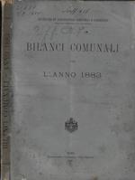 Bilanci comunali per l'anno 1883