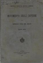 Movimento degli infermi negli ospedali civili del regno anno 1883