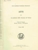 Atti della accademia delle scienze di Torino. Classe di scienze morali, storiche e filologiche vol.130