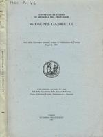 Convegno di studio in memoria del professor Giuseppe Gabrielli