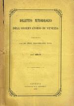 Bollettino meteorologico dell'osservatorio di Venezia anno 1876-77