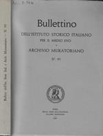 Bullettino dell'Istituto Storico Italiano per il Medio Evo e Archivio Muratoriano n. 95 Anno 1989