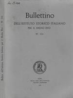 Bullettino dell'Istituto Storico Italiano per il Medio Evo n. 104 Anno 2002