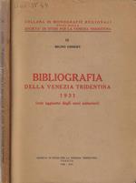 Bibliografia della Venezia Tridentina 1931 (con aggiunte degli annali anteriori)