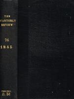 The  quarterly review. Vol.LXXVI june& september 1845