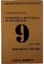 Studi per la battaglia di Monterano - Memoriale Teucro